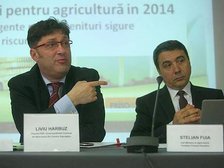 Liviu Harbuz si Stelian Fuia la Agrointeligenta