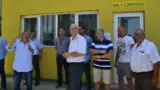 Dan Felea, directorul companiei Dachim, de vorbă cu fermierii