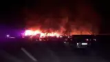 Incendiu depozit cereale