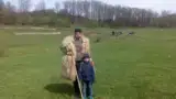 Mihai Tebrean cu fiul sau