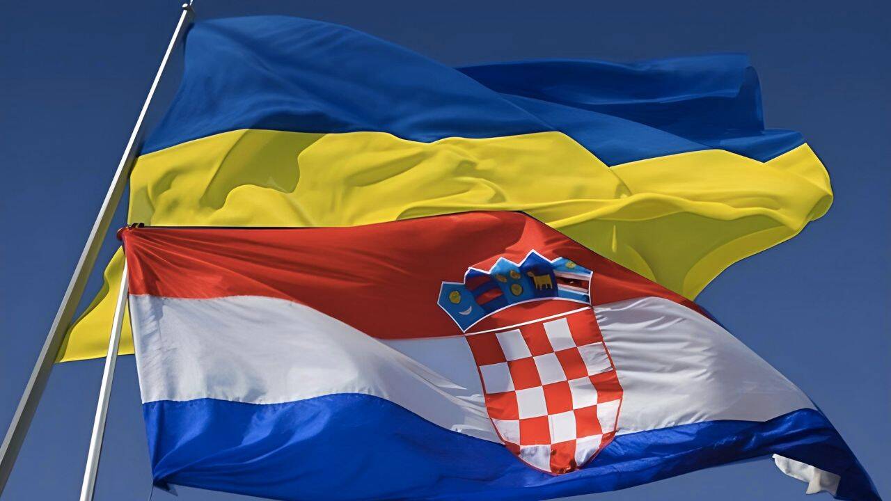 steagul Ucrainei si Croatiei