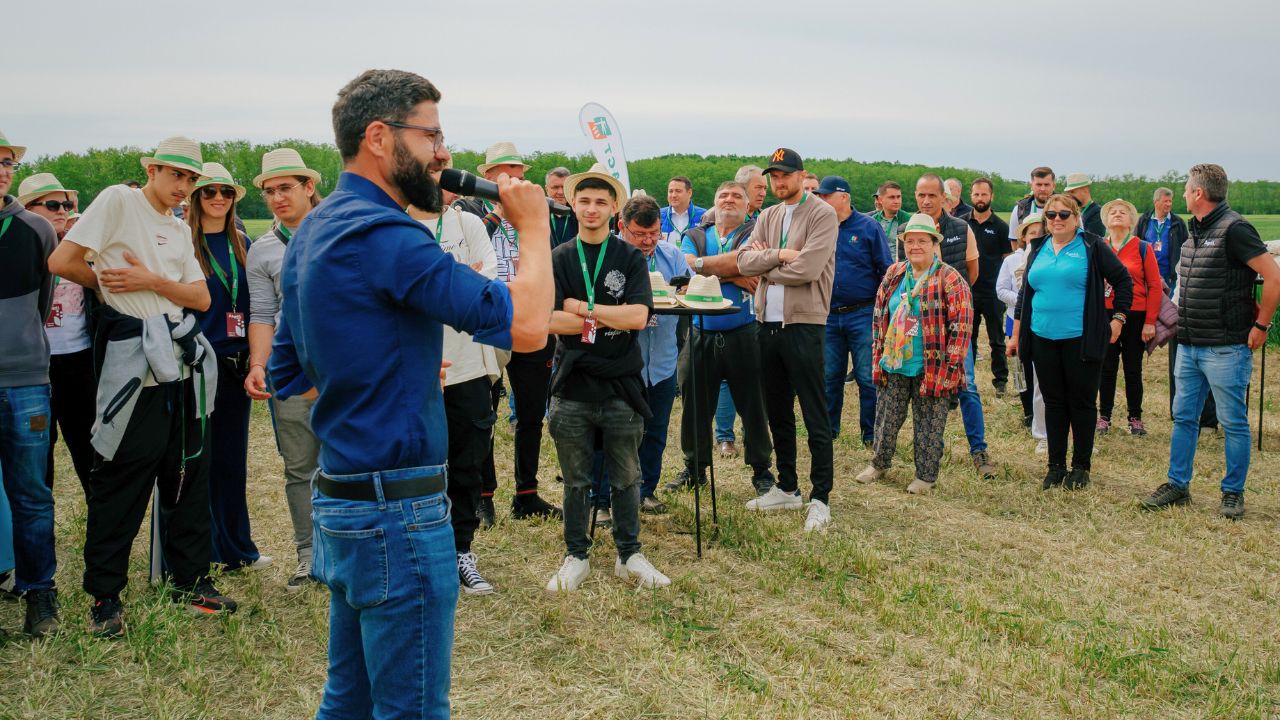 Laurențiu Țibulcă, manager tehnic CPP Agrii explică tehnologia aplicată