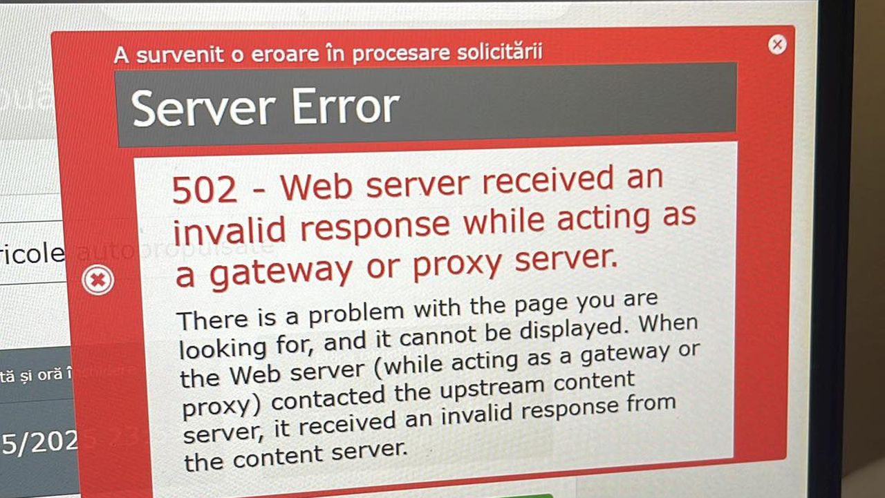 Programul Rabla pentru Tractoare – blocat! Serverul AFM a picat!
