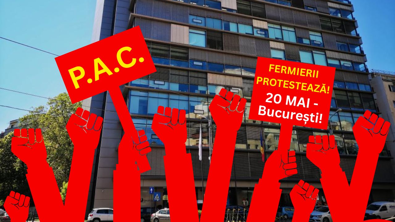 Fermierii români protestează marți în fața Reprezentanței Comisiei Europene la București