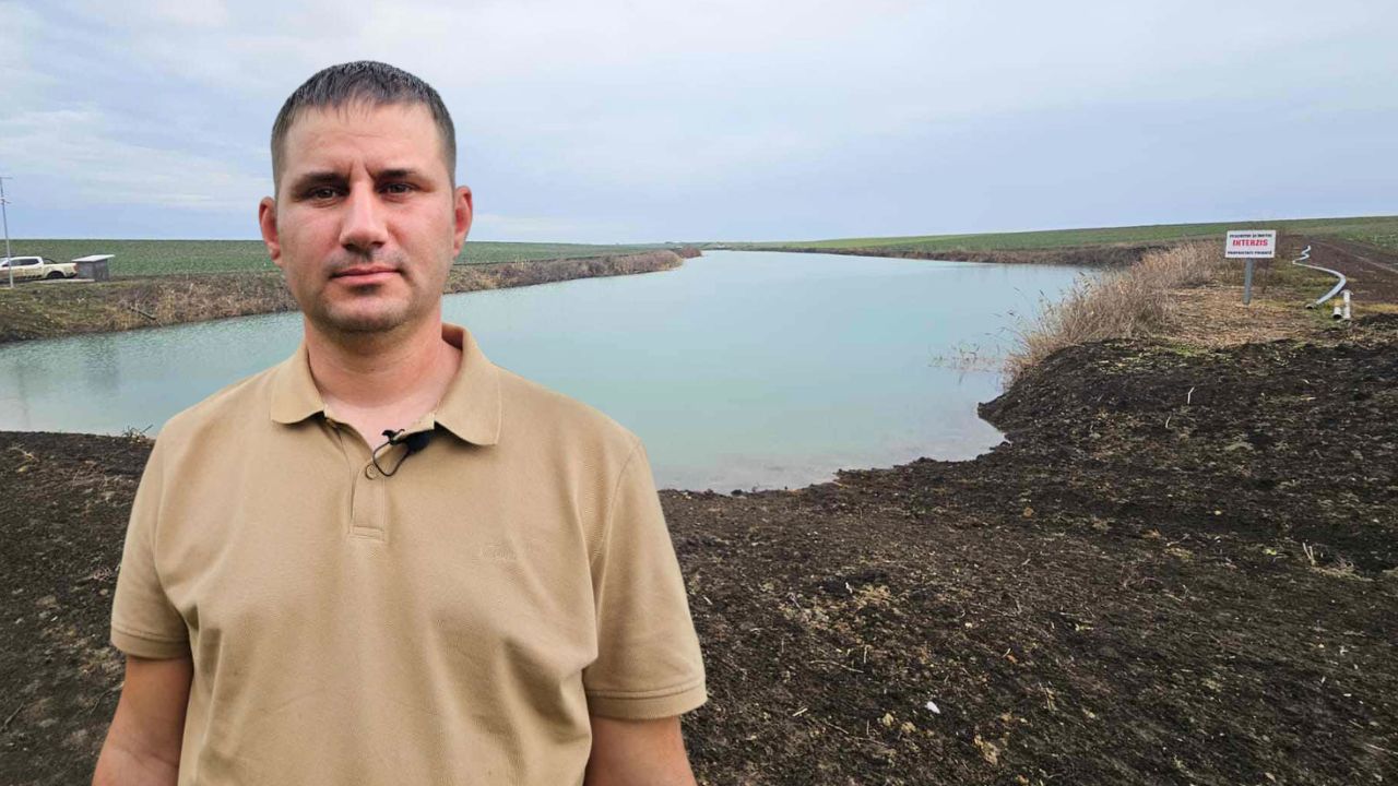 Cosmin Micu, fermier: Numai pentru balta din care irig, taxa de stâlp este de 25.000 de lei pe an!