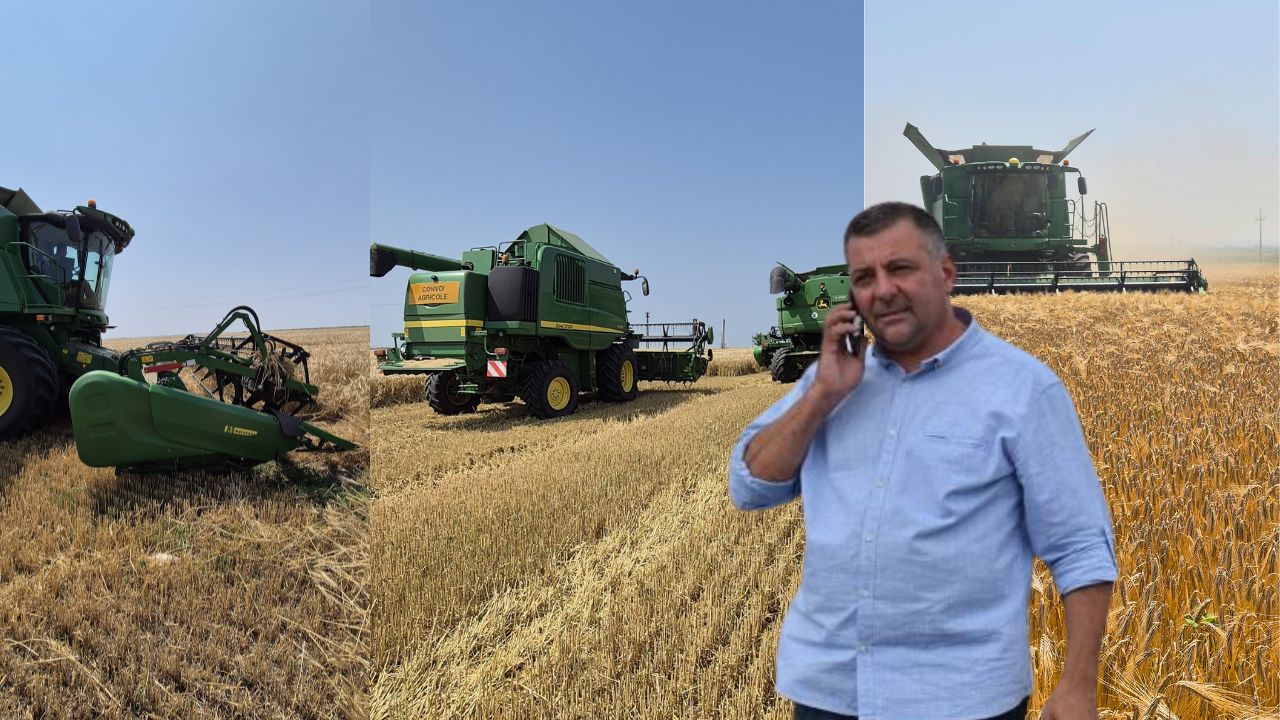 Fermierul Georgian Corniță a început secerișul la orz. Producția de pe primele hectare este ”mulțumitoare”