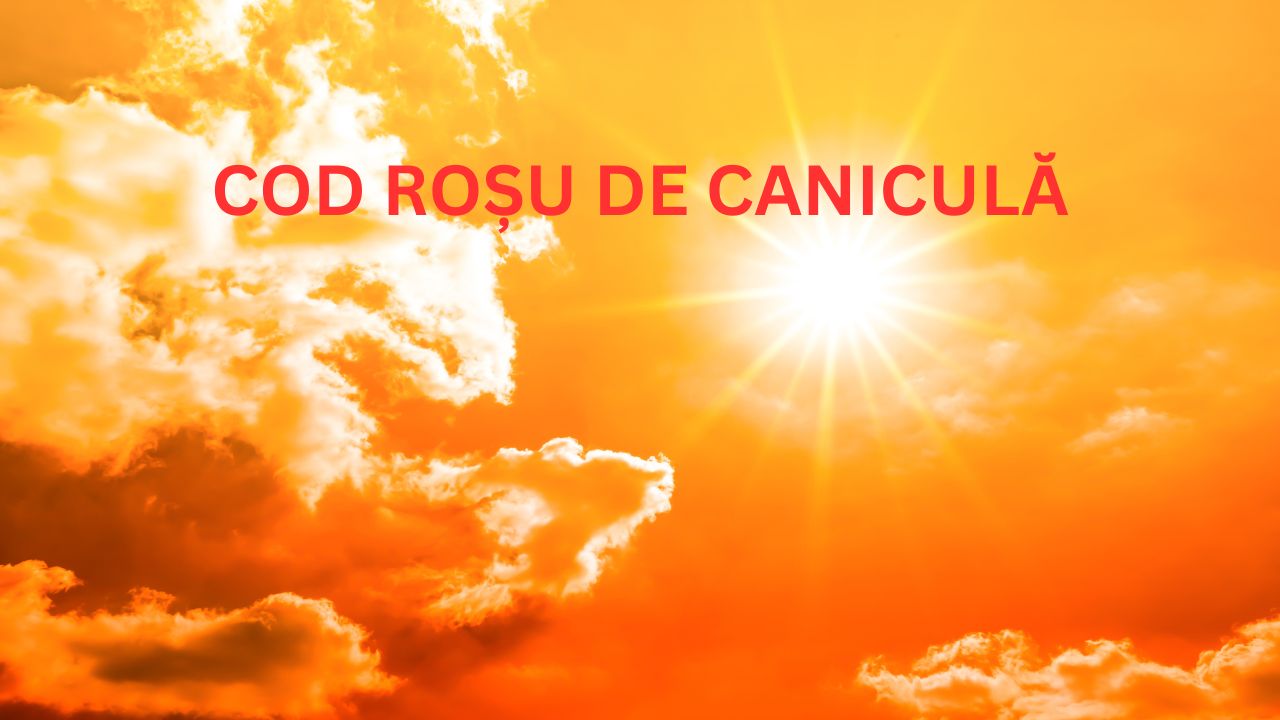 Alertă ANM: Cinci județe sub cod roșu de caniculă, căldură persistentă până marți