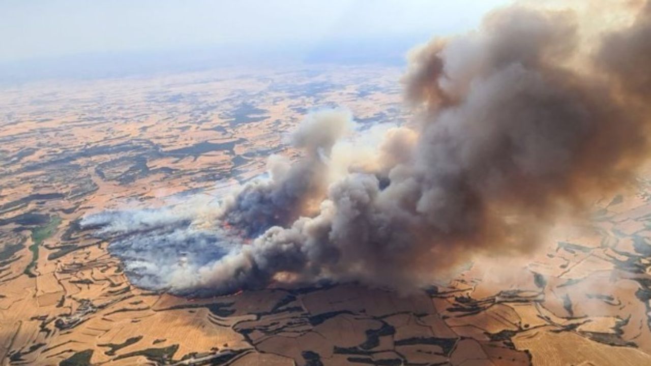 Incendii de proporții în Spania! 1.800 ha au fost mistuite de flăcări, iar doi fermieri au murit