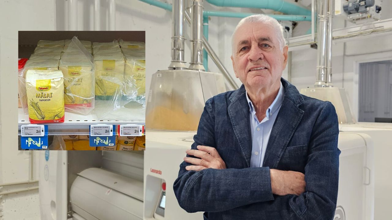 Mălaiul românesc produs de fermierul Vasile Balcan a început să fie comercializat în magazinele Carrefour
