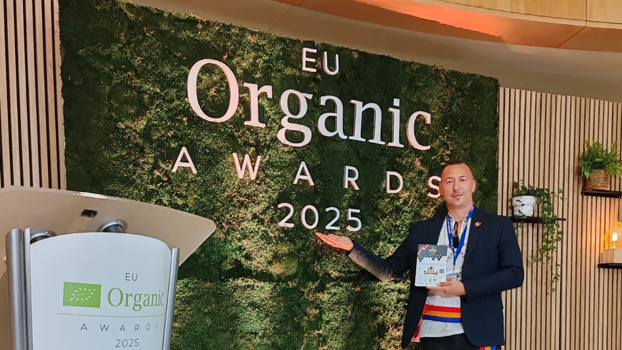 Cosmin Herța la EU Organic Awards 2025