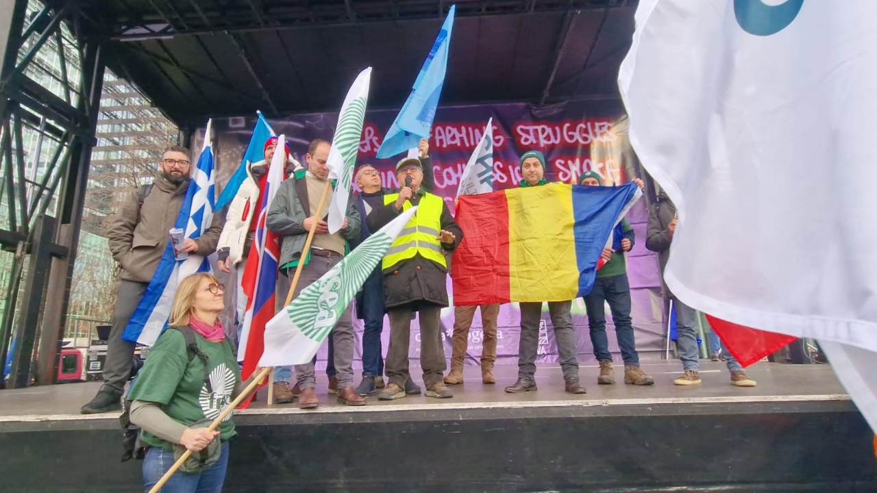 AAC, după protestul cu 10.000 de fermieri la Bruxelles: Solicităm doar păstrarea actualelor condiții!