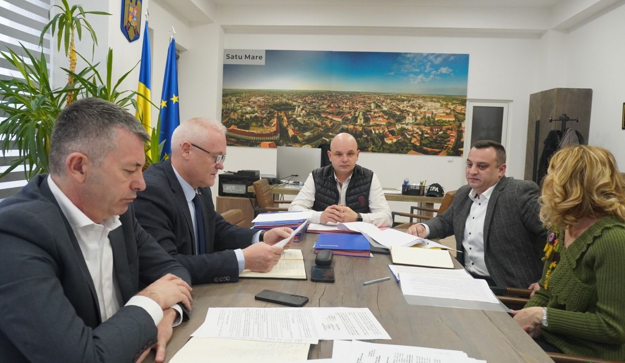 Ședința la Prefectura Județului Satu Mare