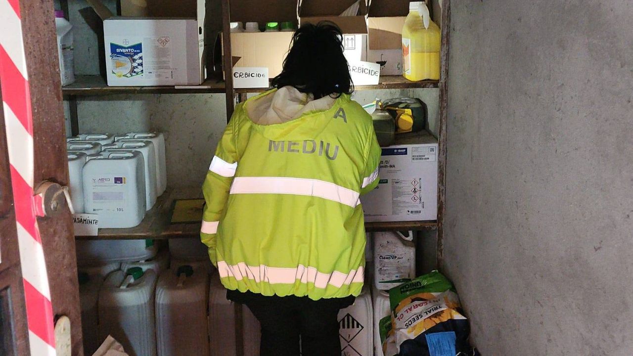 Control la depozitarea pesticidelor