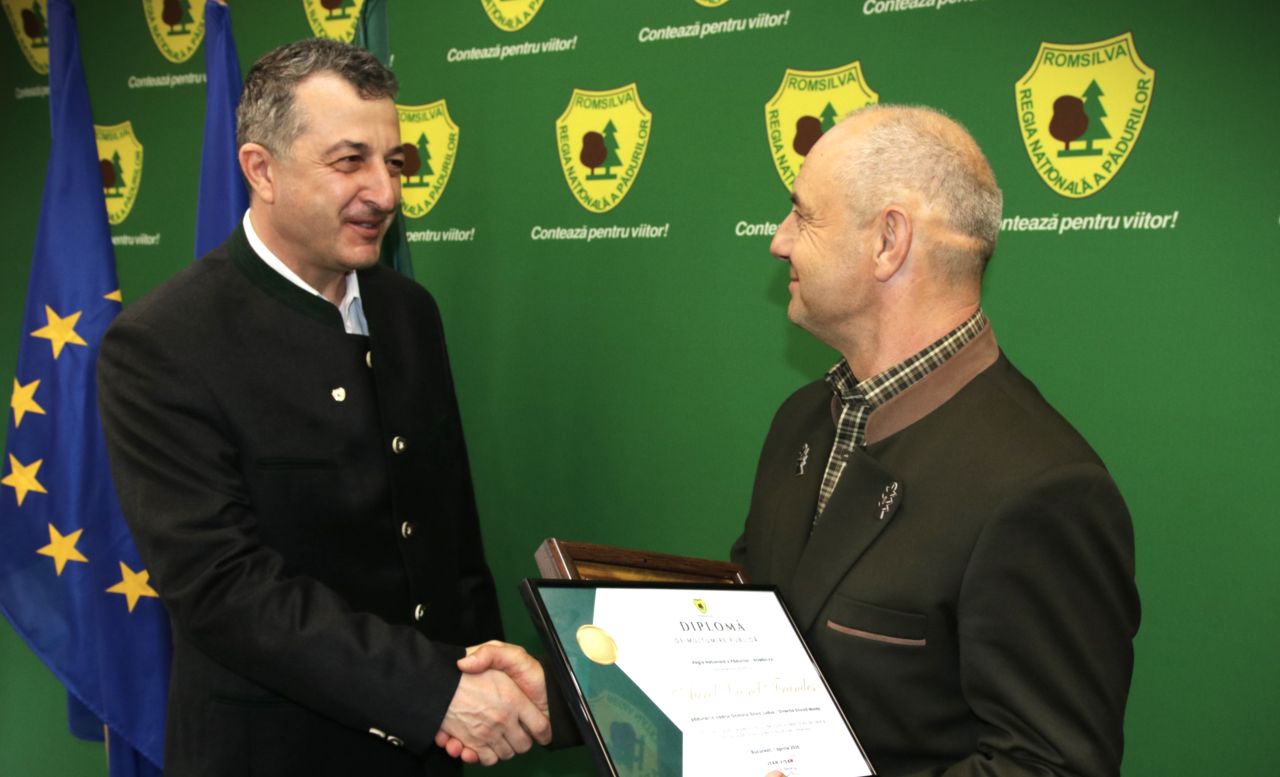 Aurel Frandeș, premiat de Romsilva 