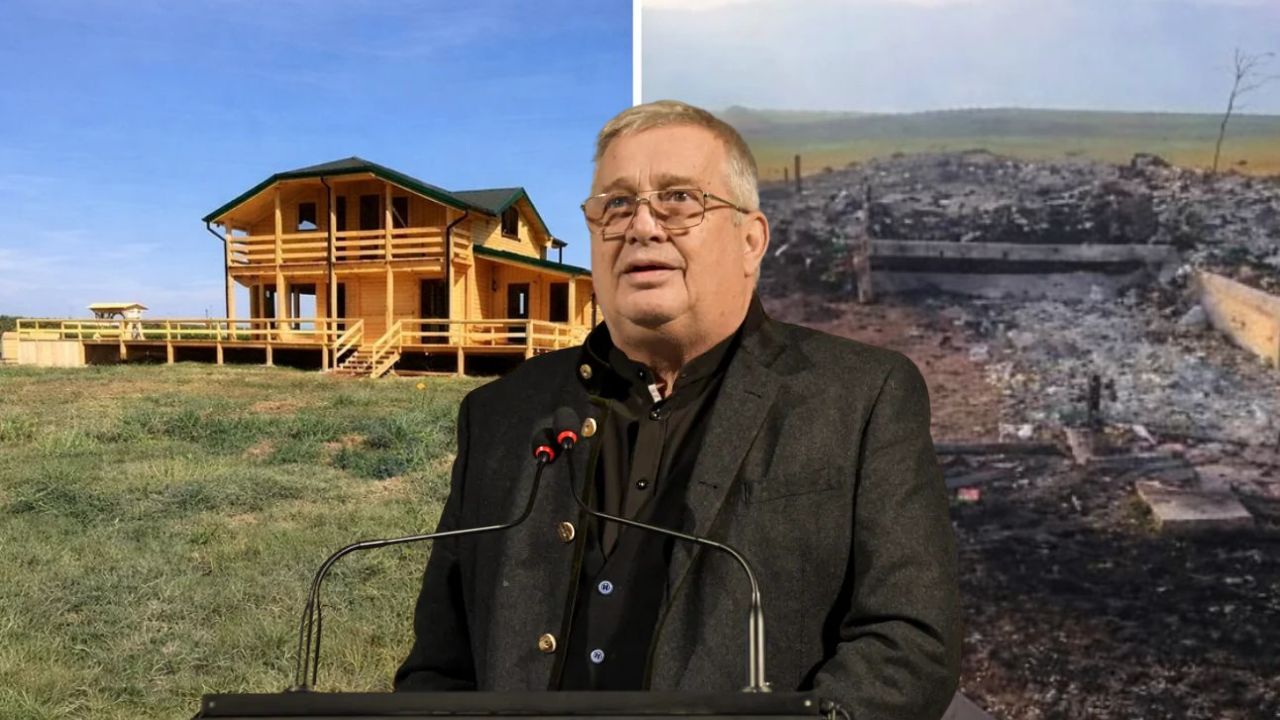 Casa lui Mircea Dinescu, incediată