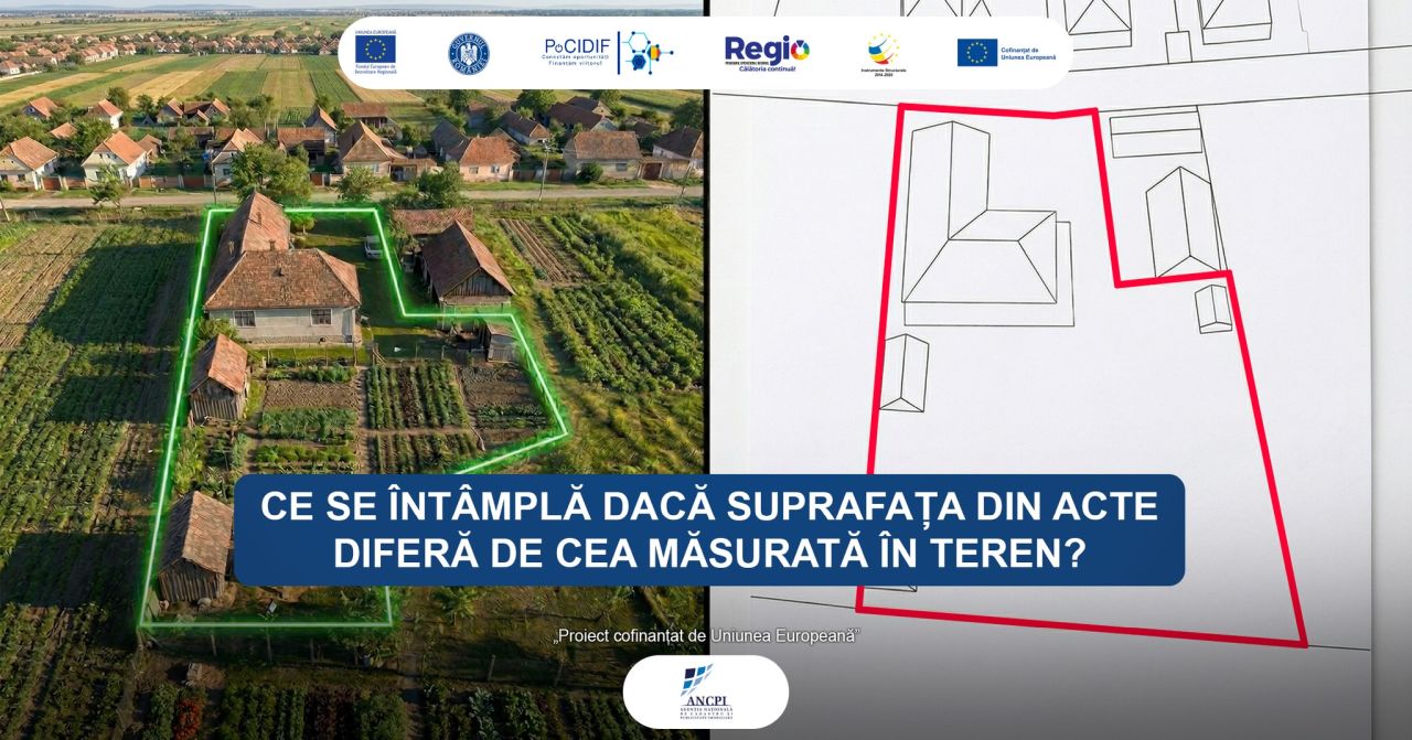 Soluționarea diferențelor de suprafață la cadastrul gratuit