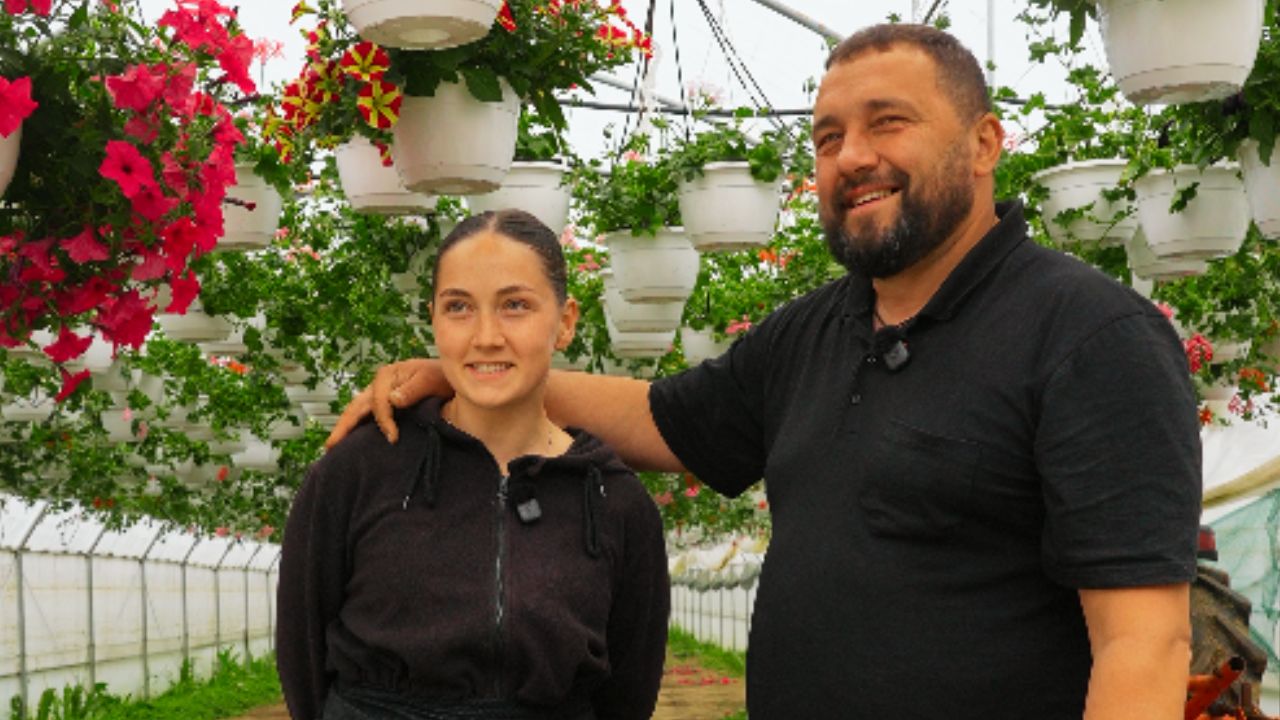 Daniel Bilinciuc, alături de fiica sa
