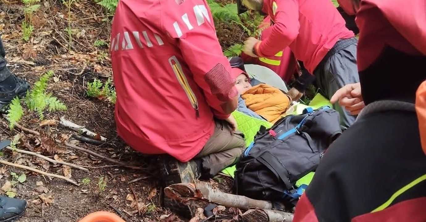 Alexandru a fost salvat din pădure