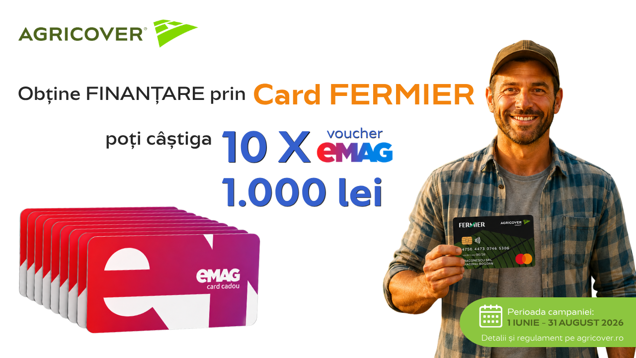 Cardul FERMIER, instrumentul ideal pentru agricultori