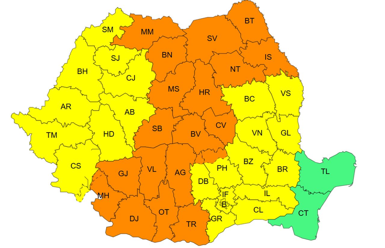 Avertizare meteorologică 2