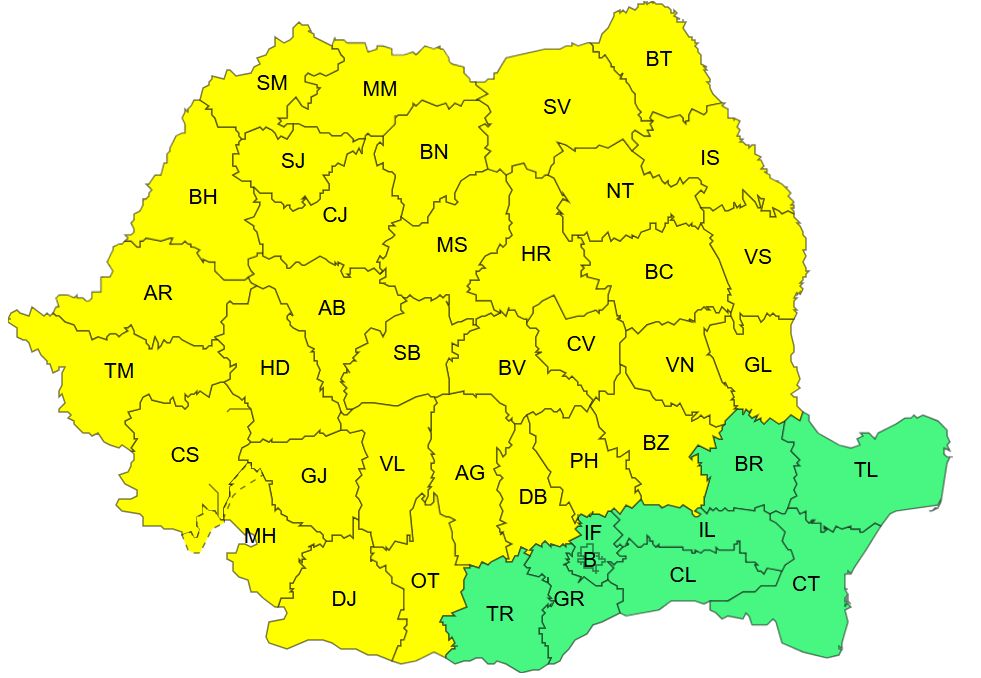 Avertizare meteorologică 4