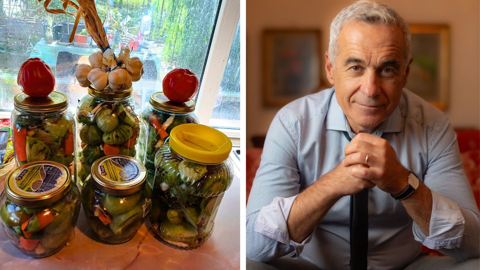 Călin Georgescu și produse românești pentru cămară - campania Toamna Cămărilor Românești