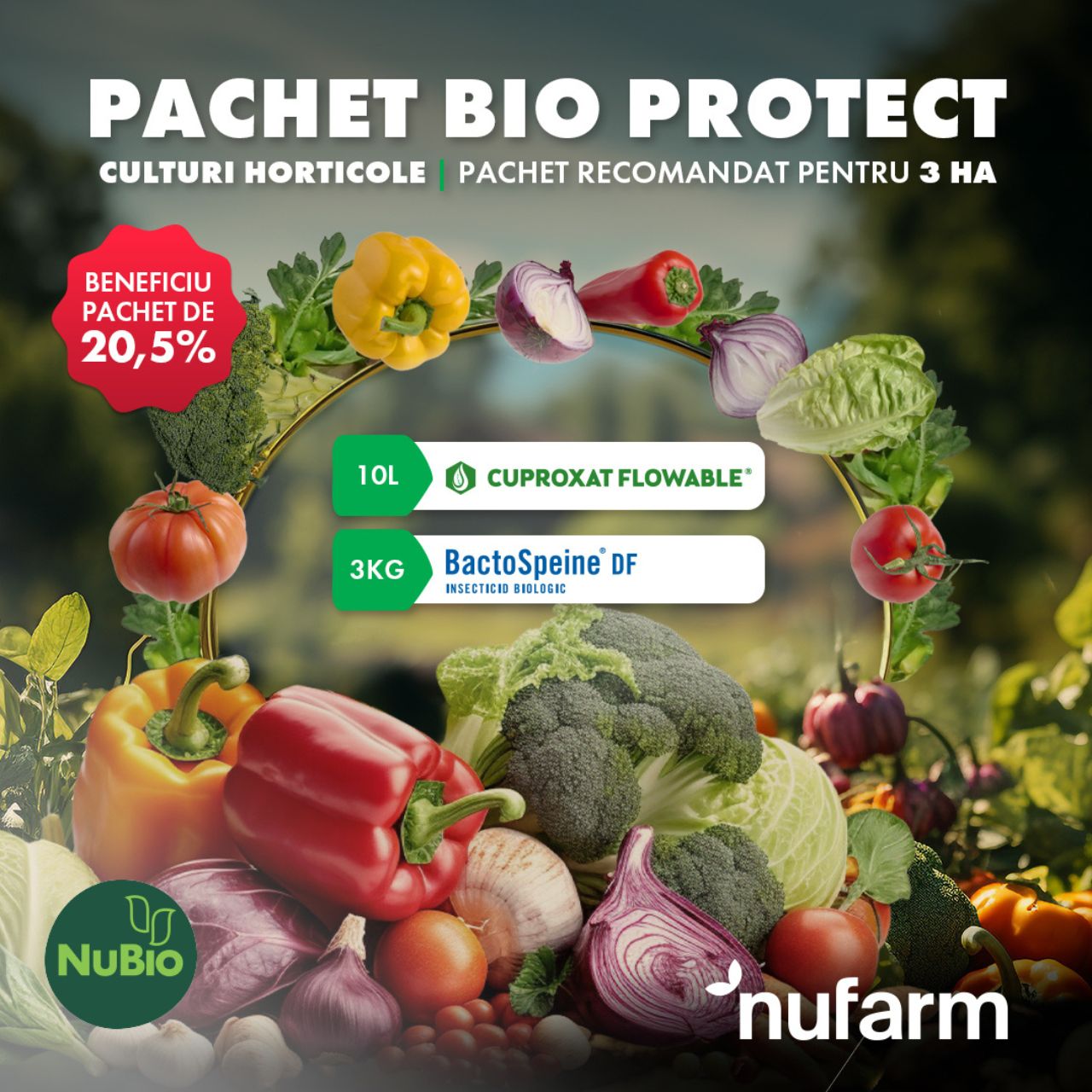 Avantaj comercial de 20% cu Pachetul Bioprotect