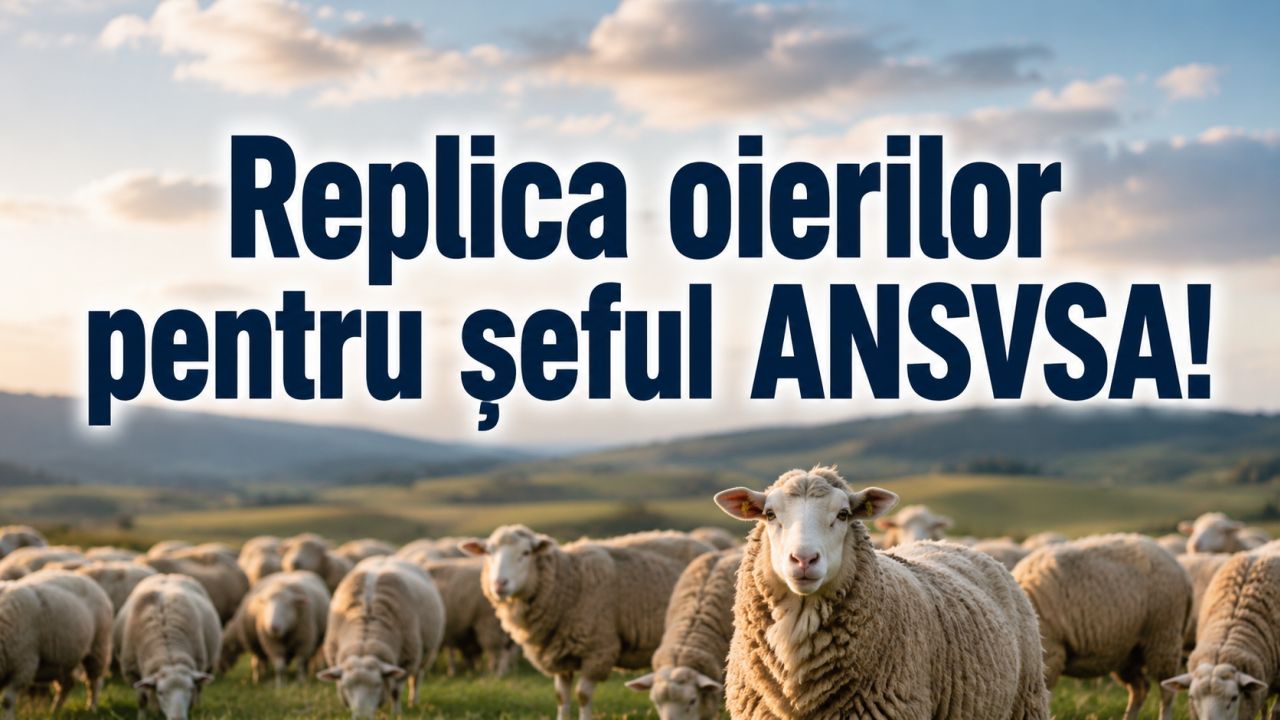 Replica oierilor pentru șeful ANSVSA