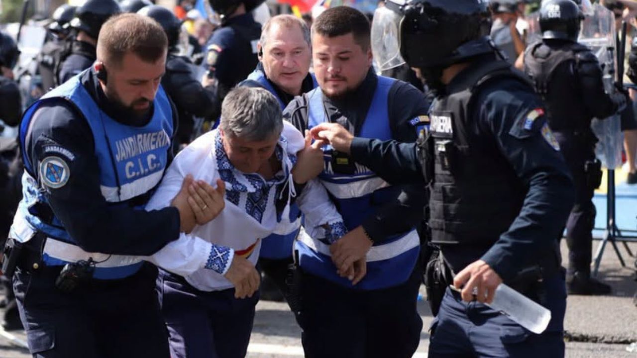 Bărbat reținut de jandarmi