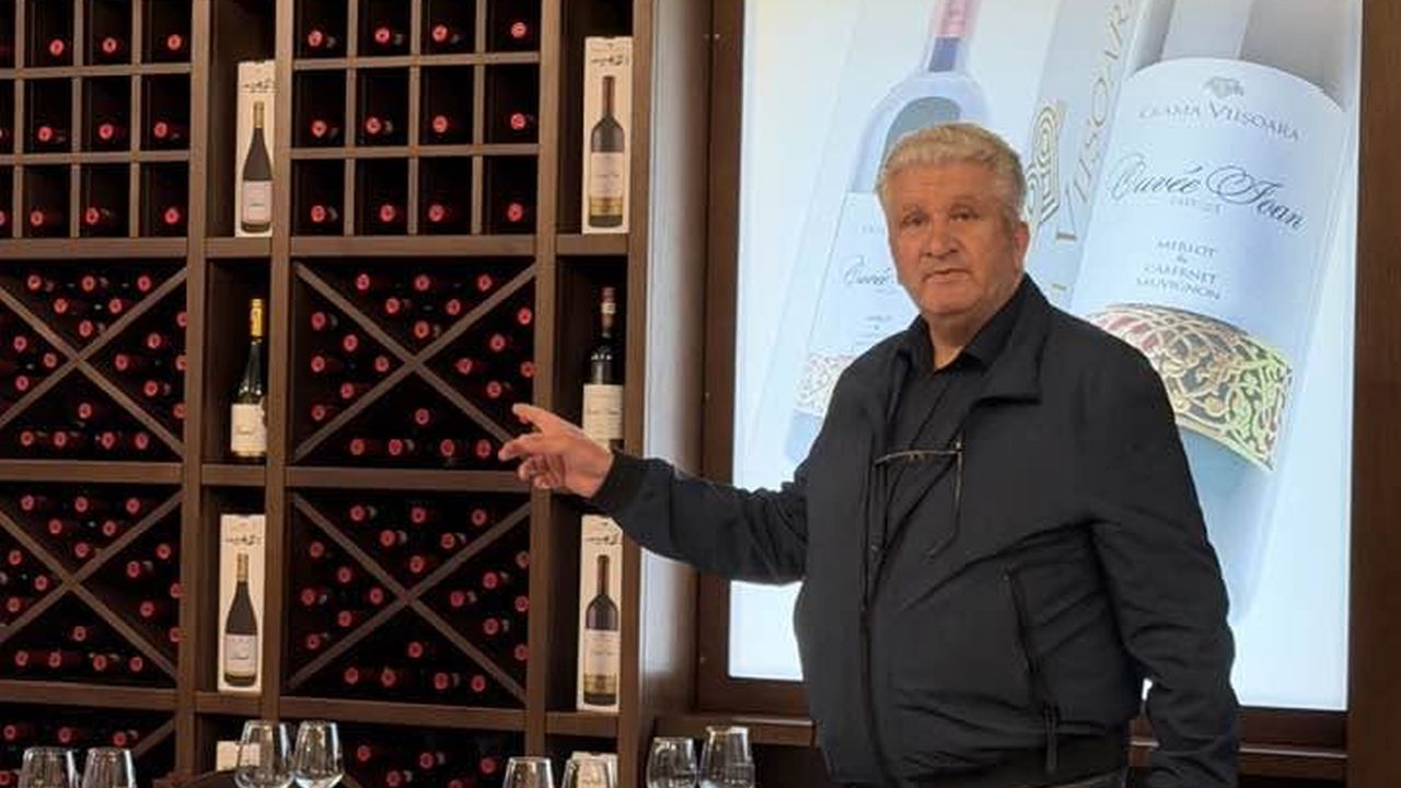 Fermierul Gheorghe Albu la Crama Viișoara