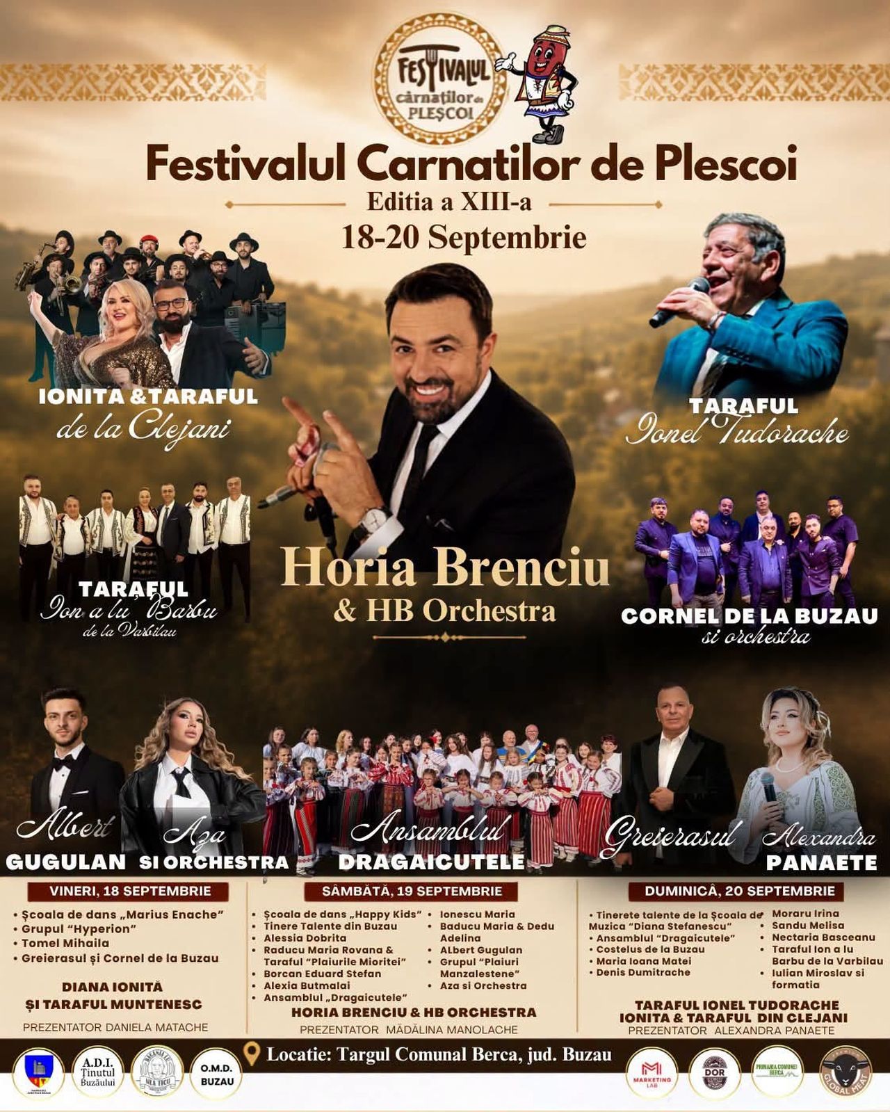 Afișul Festivalului Cârnaților de Pleșcoi