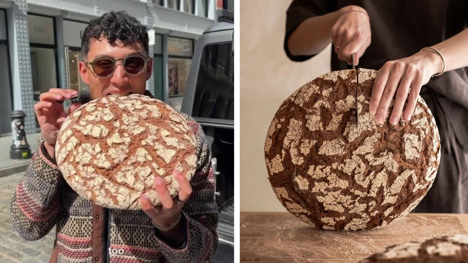 Pâine de secară în brutăria Rye din New York