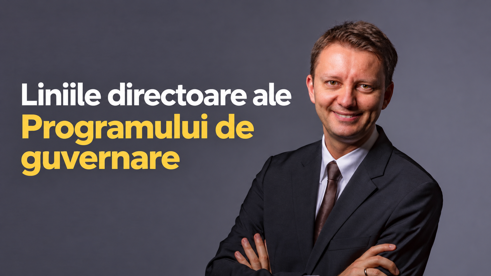 Program de guvernare - Siegfried Mureșan