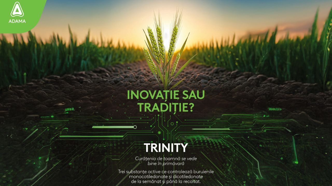 Trinity, recomandarea ADAMA pentru erbicidarea de toamnă