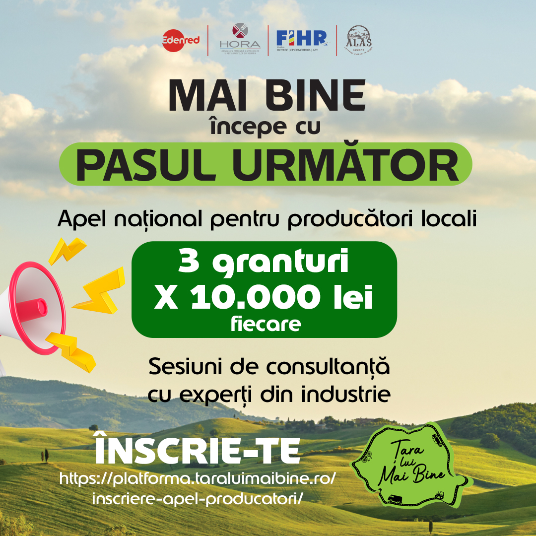 Competiție pentru granturi producători locali 