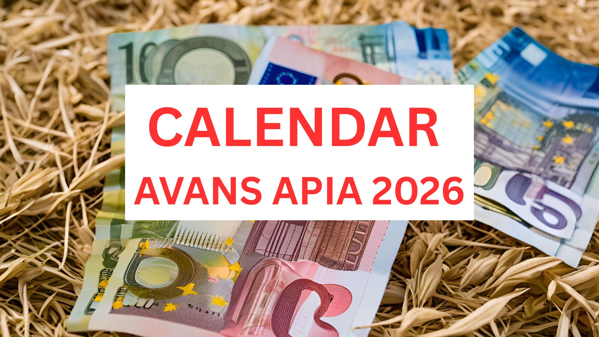 Calendar avans APIA 2026