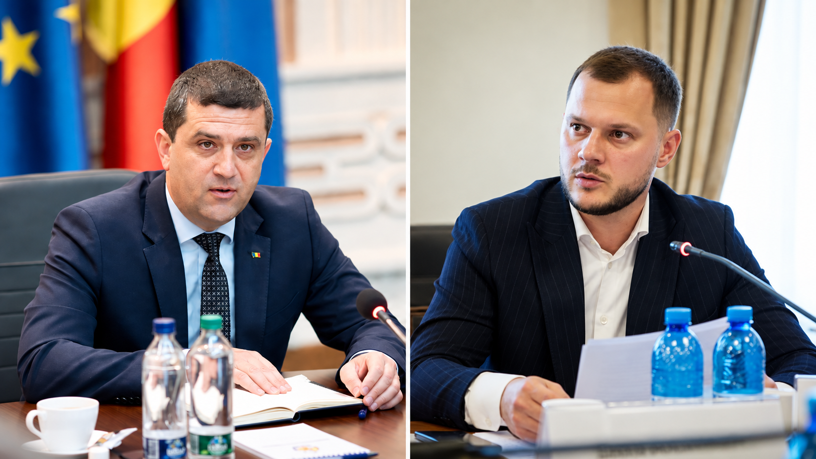 Radu Miruță și Mikola Kalașnîk